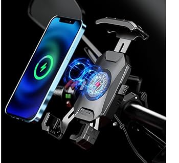 TOMISHIRO バイク用　スマホクレードル　ワイヤレス充電器 TOMISHIRO バイク用 スマホクレードル ワイヤレス充電器 楽天